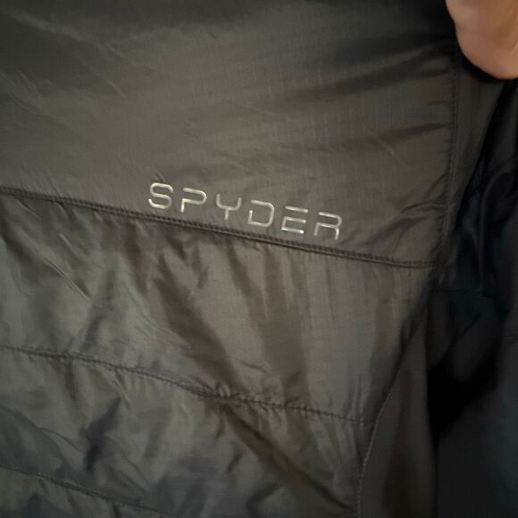 Spyder Men's Glissade Hybrid Insulated Snow Ski Winter Jacket size xxl black puf - Picture 6 of 10